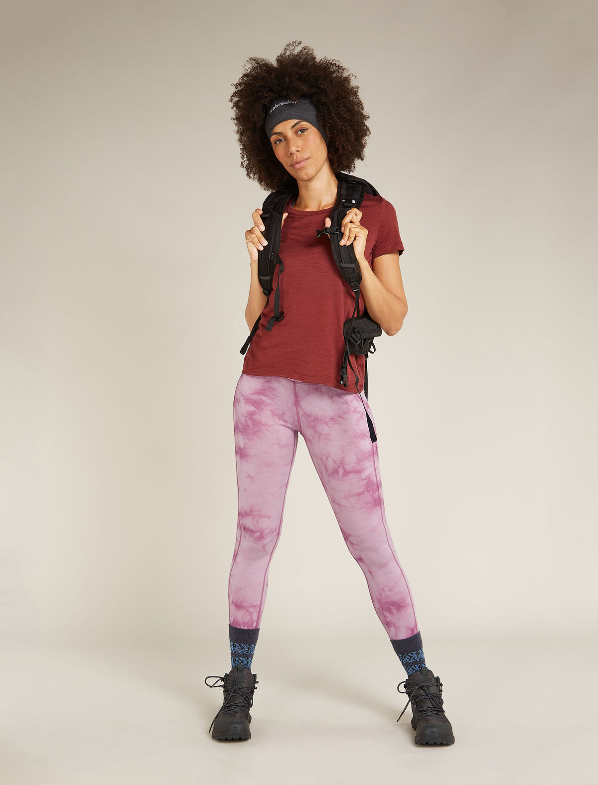 Merino 260 Fastray 25" High Rise Tights Cloud Dye Damen  - 4