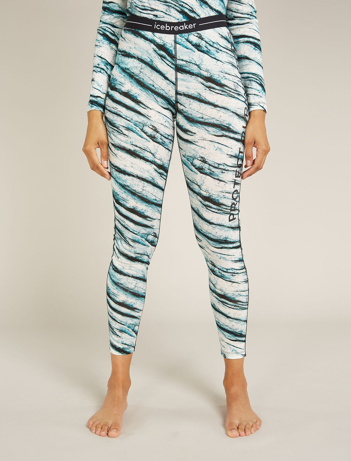 Leggings térmicos Merino 200 Oasis Protect Our Winters para mujer Snow - 1