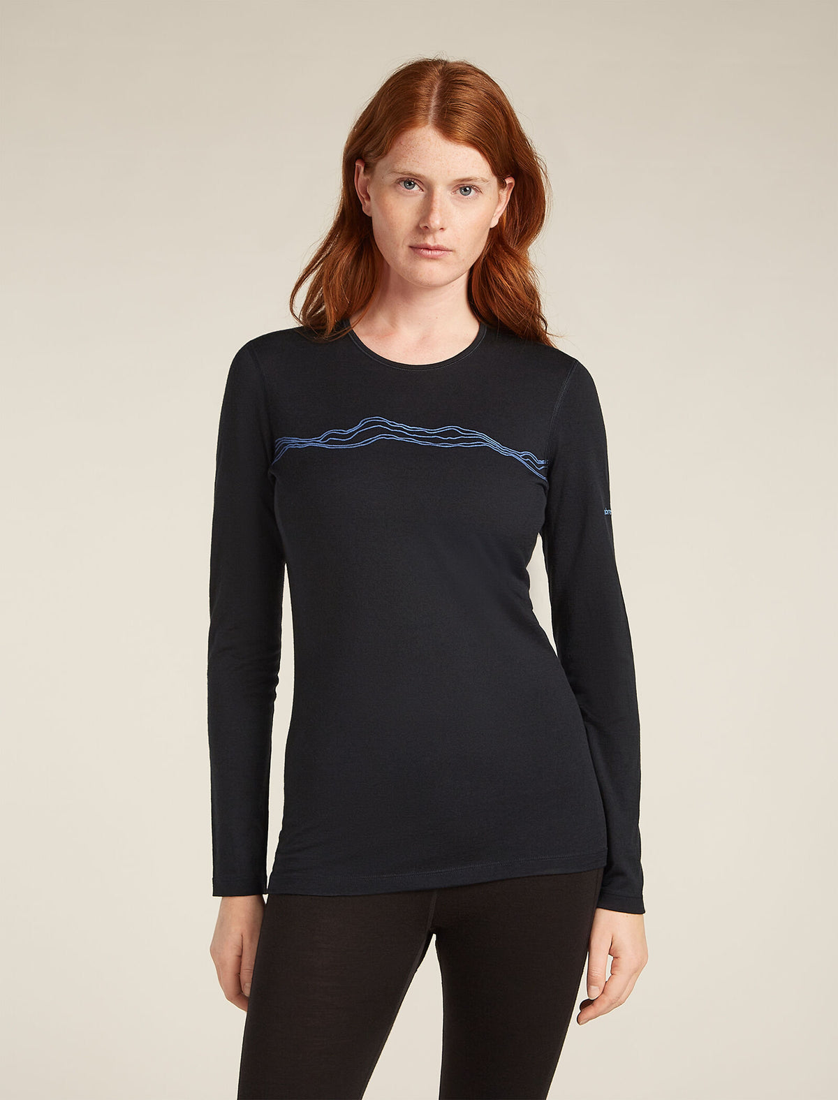 Maglia termica girocollo a maniche lunghe in lana merino 200 Oasis Mountain Pulse Donna  - 1