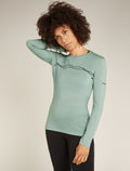 Maglia termica girocollo a maniche lunghe in lana merino 200 Oasis Mountain Pulse Donna  - 1