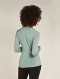 Maglia termica girocollo a maniche lunghe in lana merino 200 Oasis Mountain Pulse Donna  - 2