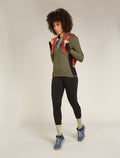 Maglia termica girocollo a maniche lunghe in lana merino 200 Oasis Mountain Pulse Donna  - 4