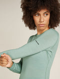Maglia termica girocollo a maniche lunghe in lana merino 200 Oasis Mountain Pulse Donna  - 6