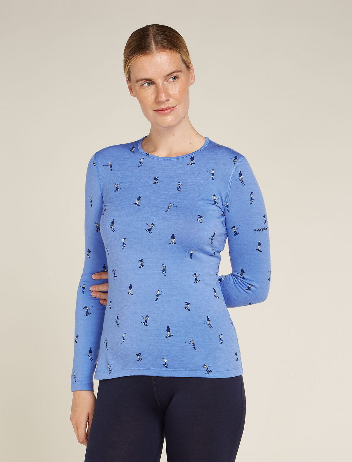 Ras du cou isotherme à manches longues 200 Oasis en mérinos, Snow Day Women's  - 1