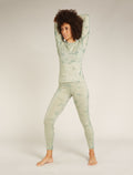 Women's Merino 200 Oasis Long Sleeve Crew Thermal Top Cloud Dye Ashen - 3
