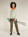 Women's Merino 200 Oasis Long Sleeve Crew Thermal Top Cloud Dye Ashen - 4