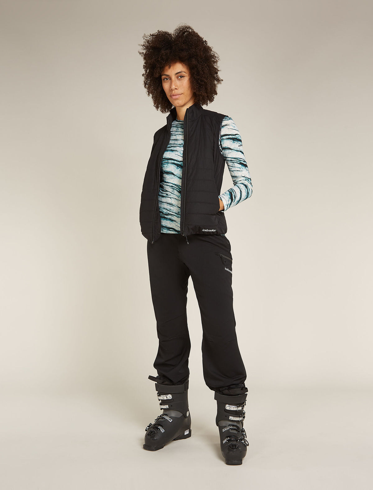 Merino 200 Oasis Thermo-Langarmshirt Protect Our Winters Damen  - 4