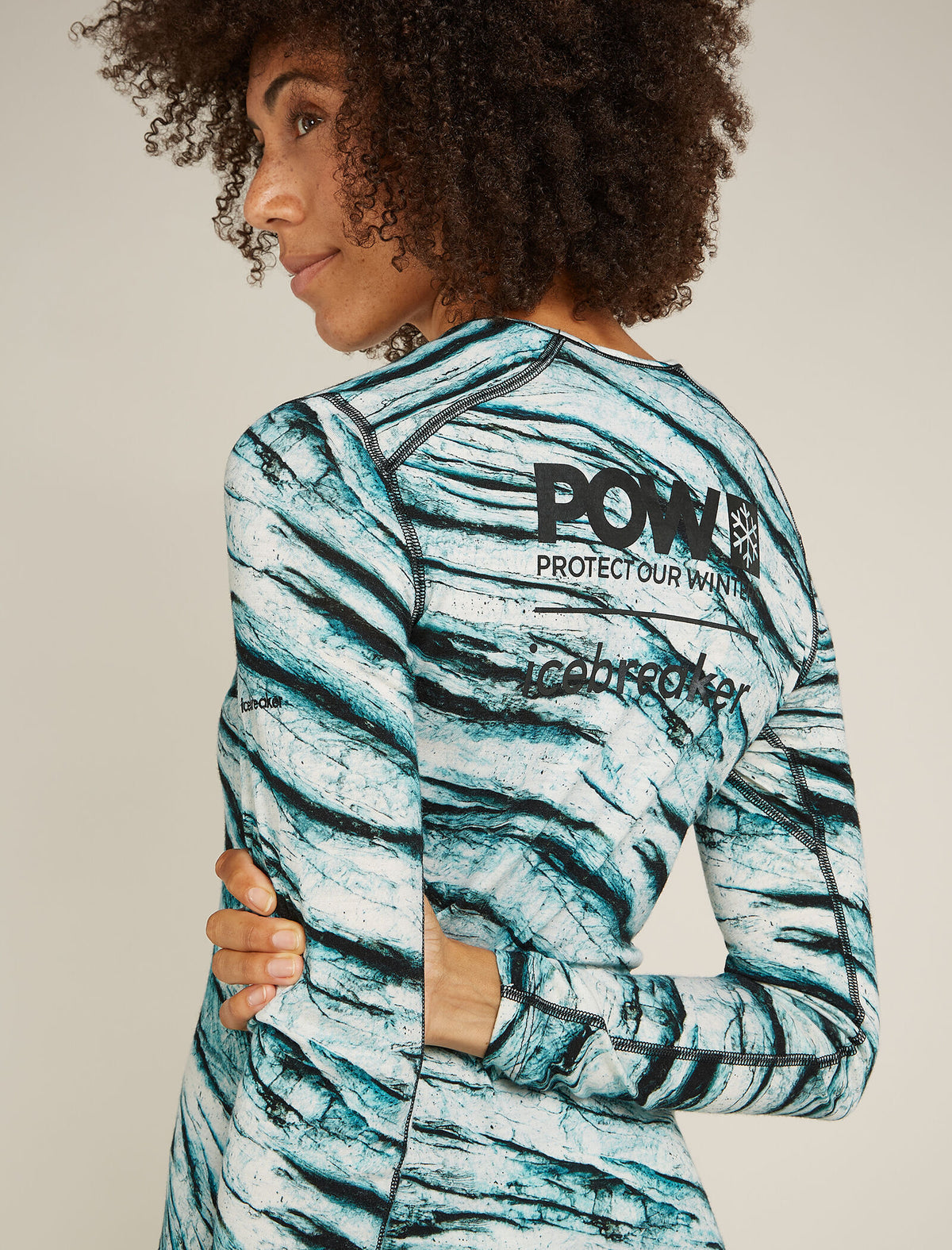 Merino 200 Oasis Thermo-Langarmshirt Protect Our Winters Damen  - 5