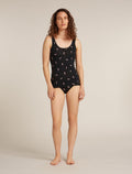 Women's 150 Siren Hipkini Snow Day Black/Acid Pink - 3