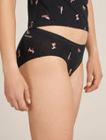 Women's 150 Siren Hipkini Snow Day Black/Acid Pink - 4