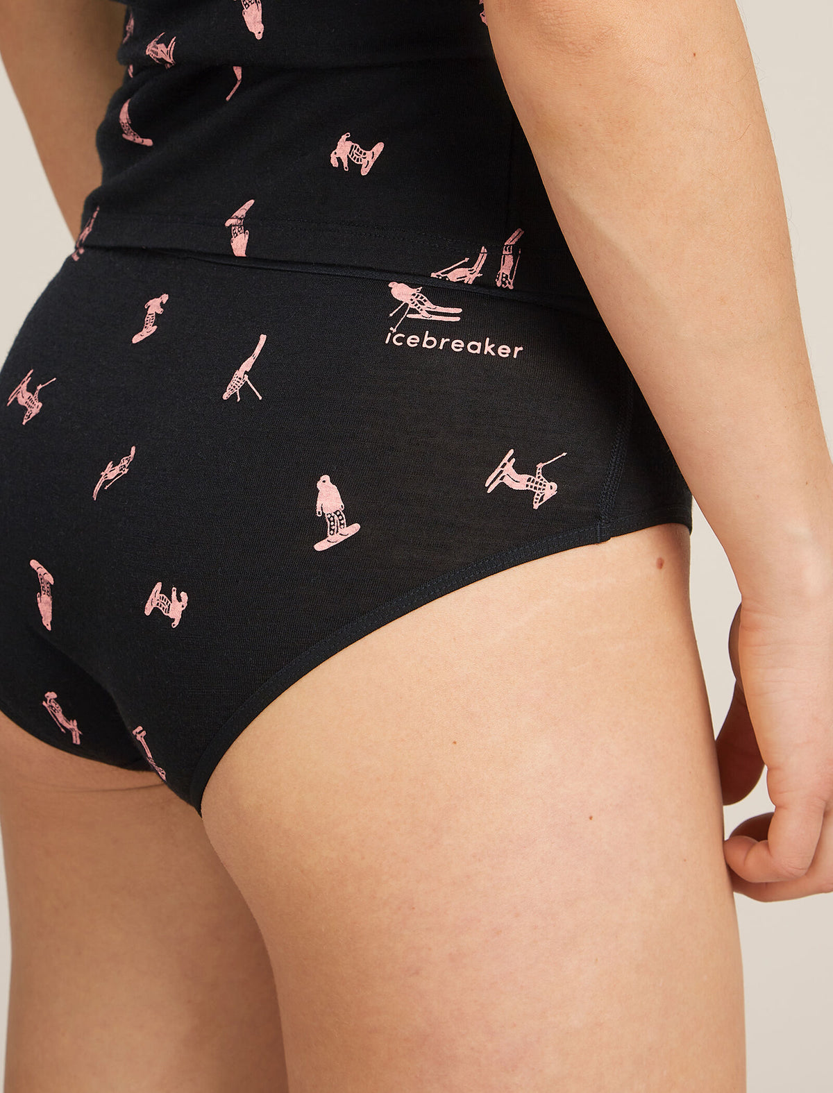 Women's 150 Siren Hipkini Snow Day Black/Acid Pink - 7