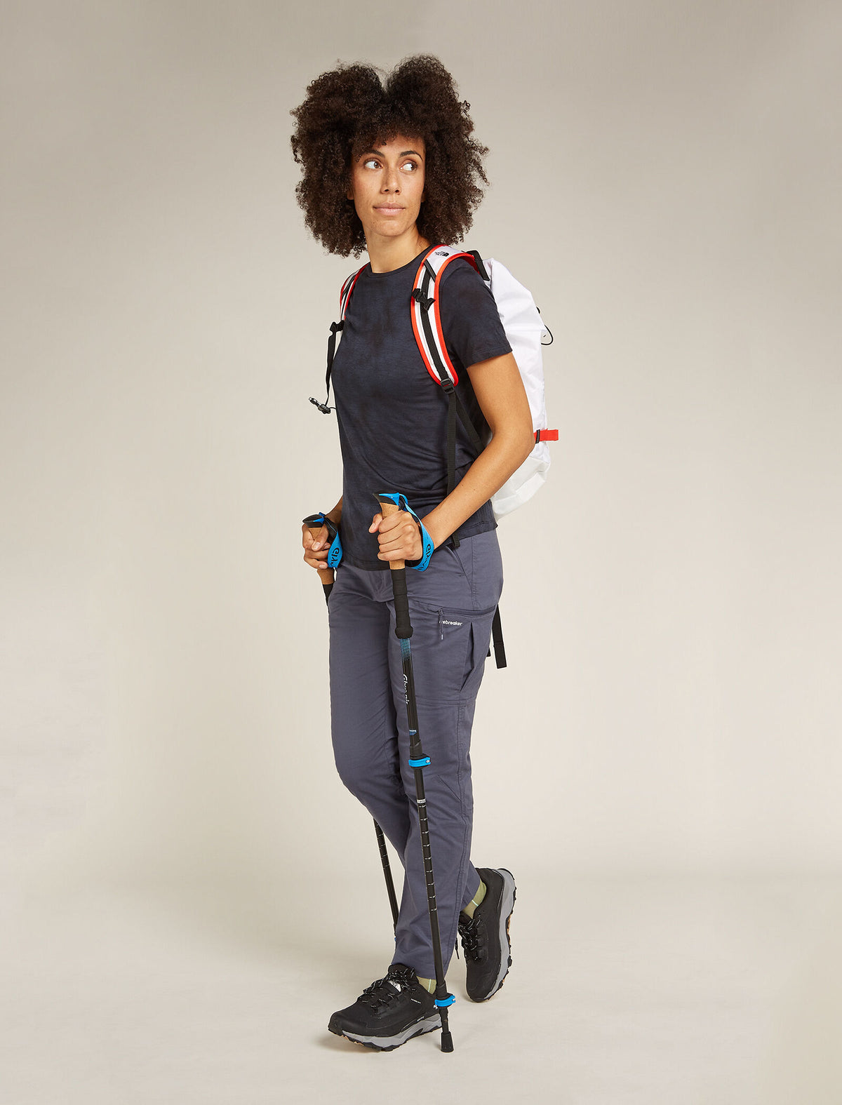 T-shirt a maniche corte in misto di lana merino 125 Cool-Lite™ Sphere Cloud Dye Donna  - 4