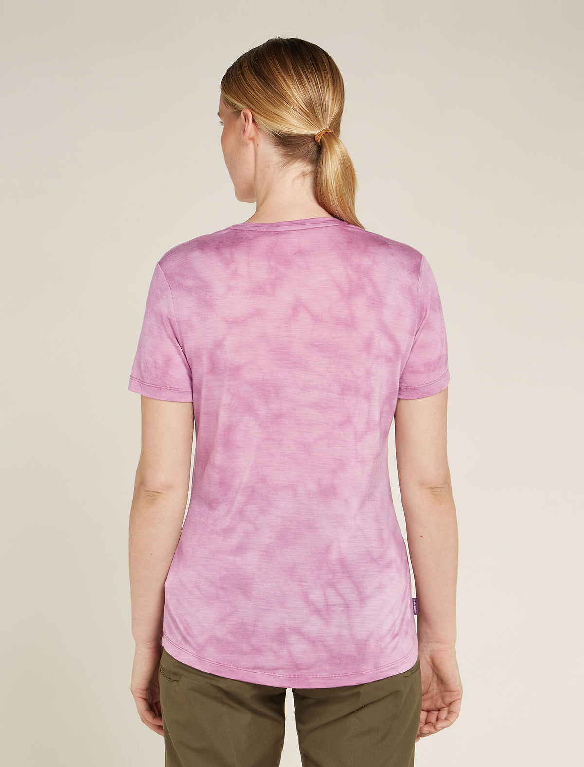 T-shirt a maniche corte in misto di lana merino 125 Cool-Lite™ Sphere Cloud Dye Donna  - 3