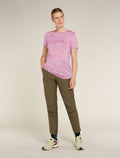 T-shirt a maniche corte in misto di lana merino 125 Cool-Lite™ Sphere Cloud Dye Donna  - 4