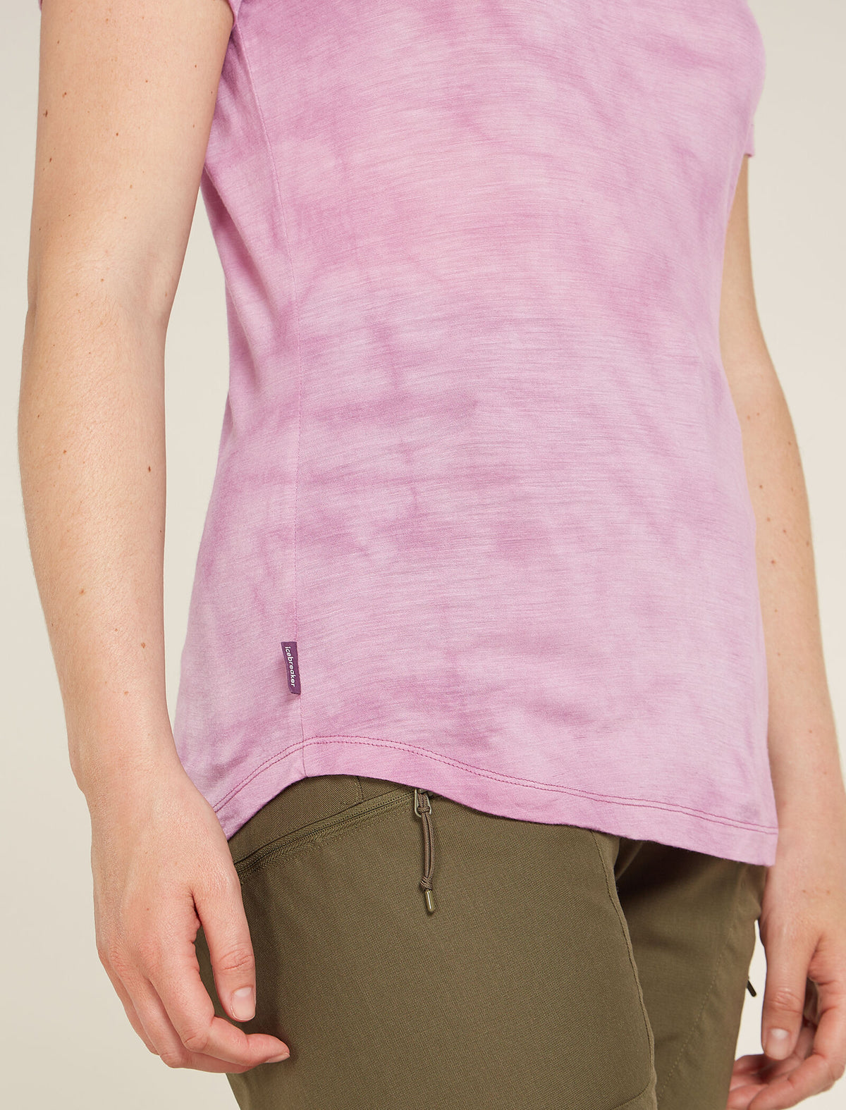 T-shirt a maniche corte in misto di lana merino 125 Cool-Lite™ Sphere Cloud Dye Donna  - 6