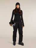 Women's 300 Polar Roll Neck Thermal Top Black - 4