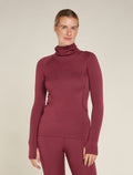 Women's 300 MerinoFine™ Polar Long Sleeve Roll Neck Thermal Top Port - 1