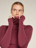 Women's 300 MerinoFine™ Polar Long Sleeve Roll Neck Thermal Top Port - 5