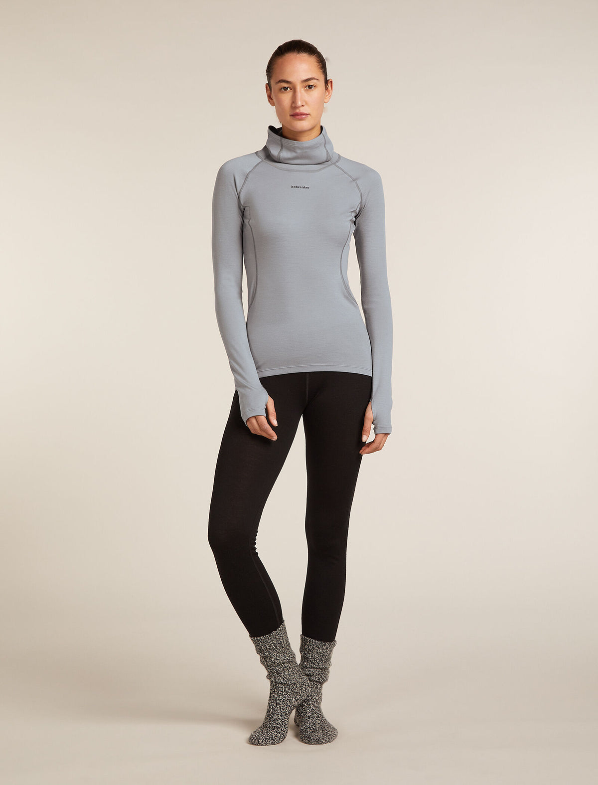 Women's 300 Polar Roll Neck Thermal Top Alloy - 6