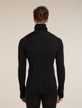 Men's 300 Polar Roll Neck Thermal Top Black - 2