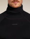 Men's 300 Polar Roll Neck Thermal Top Black - 6