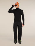 Men's 300 Polar Roll Neck Thermal Top Black - 4