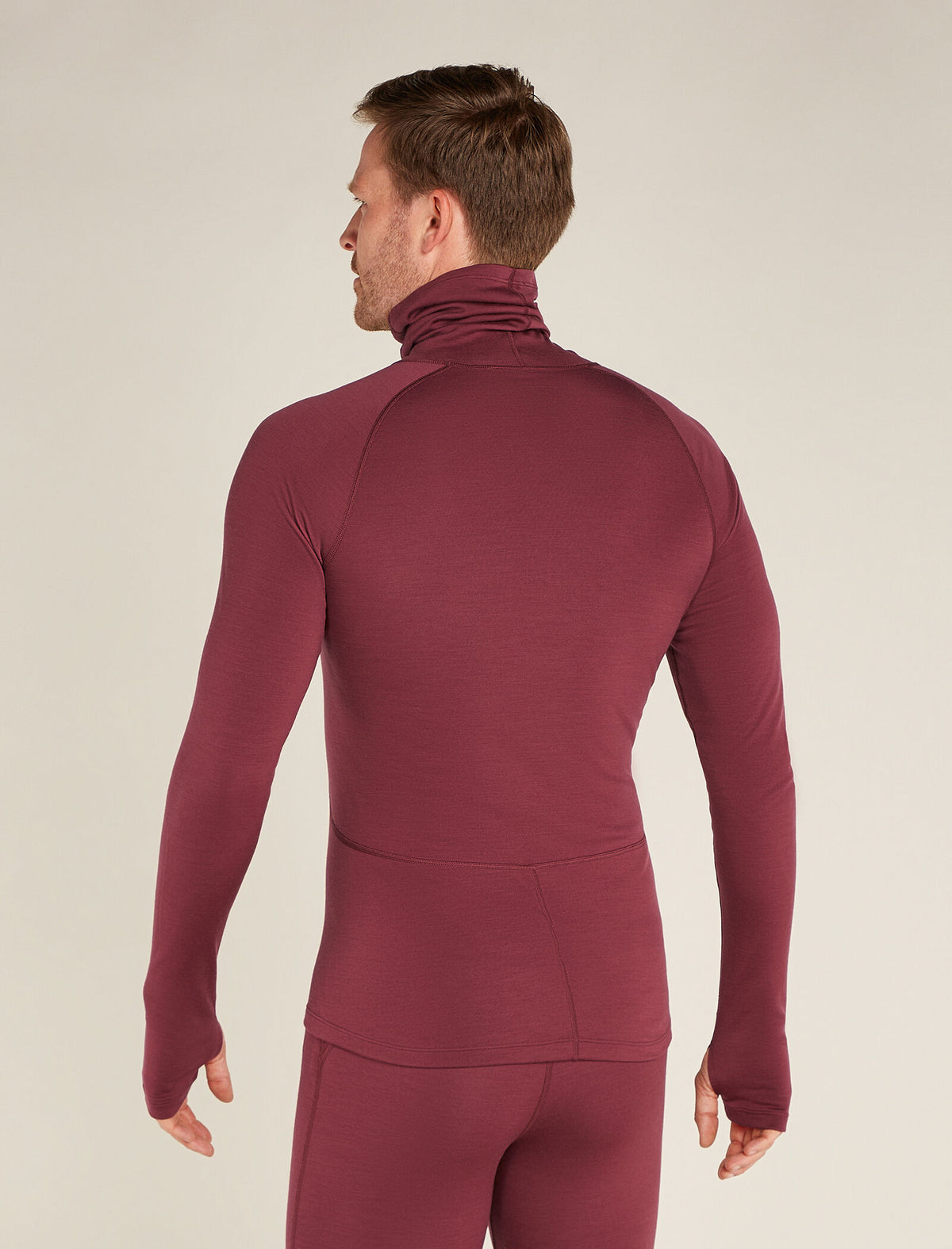 300 MerinoFine™ Polar Rollkragen-Thermo-Langarmshirt Herren  - 2