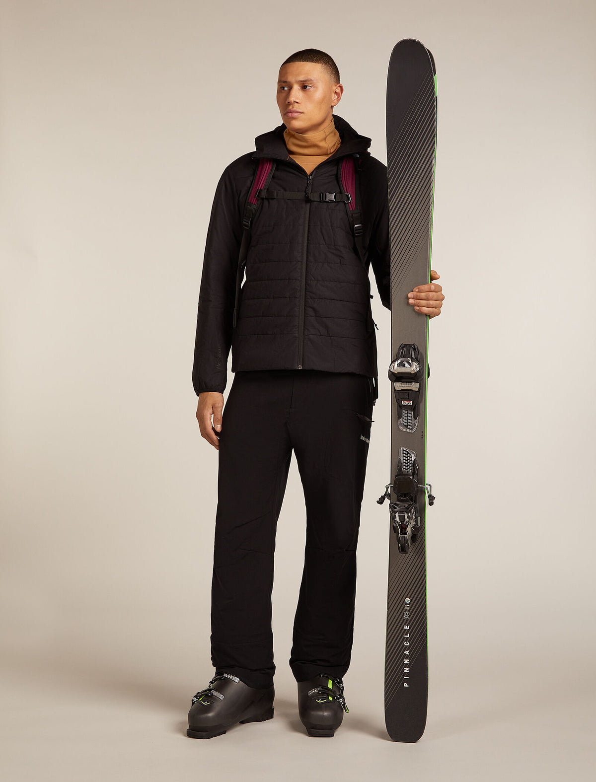 Men's 300 Polar Roll Neck Thermal Top Trail - 4
