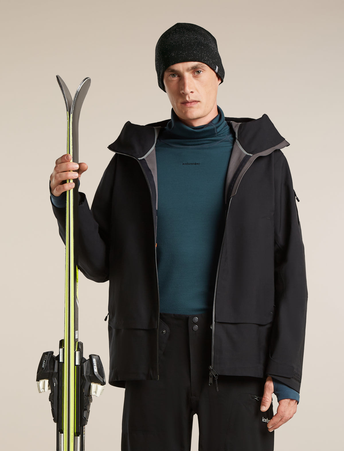 300 MerinoFine™ Polar Roll Neck Abyss - 5