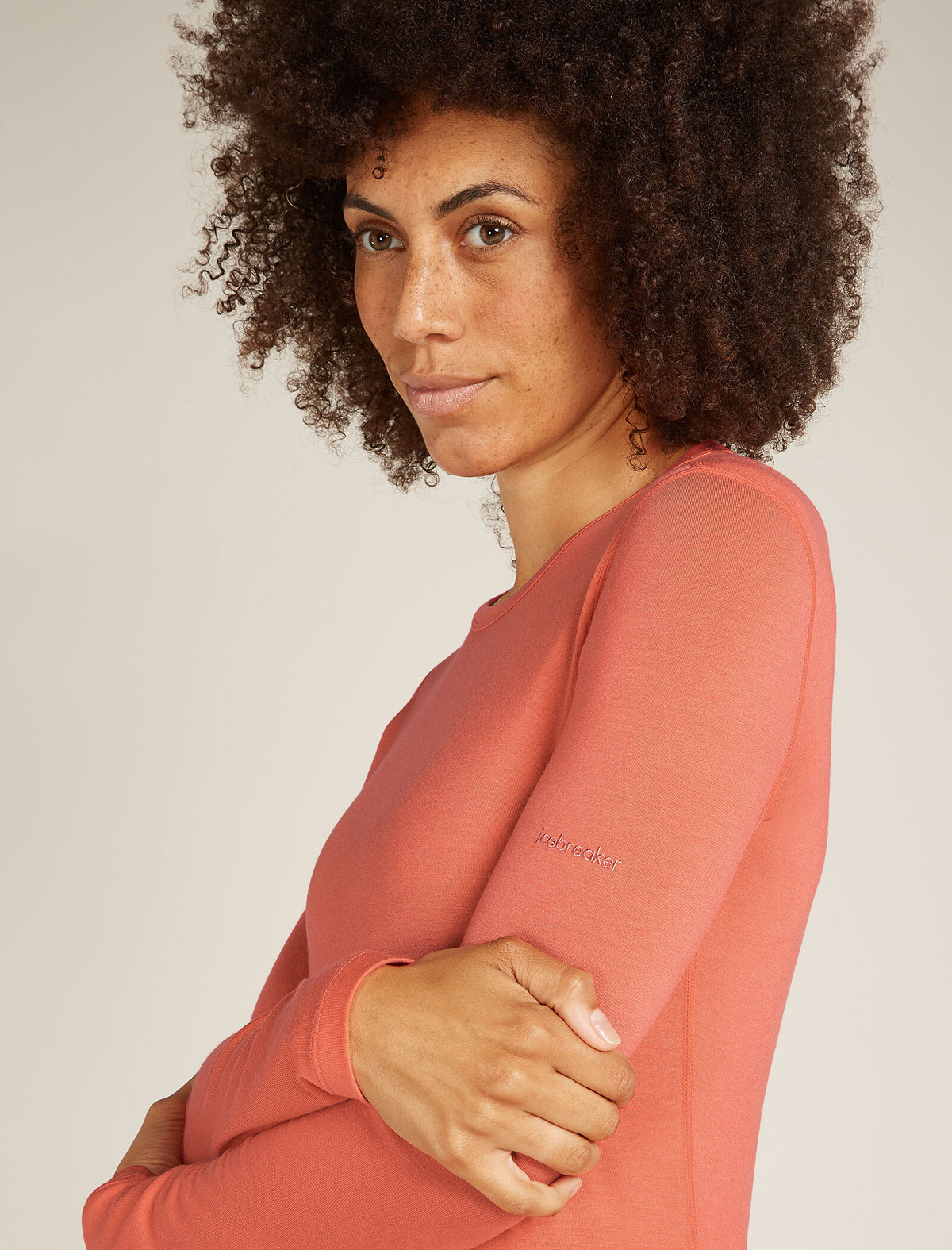 Ras du cou isotherme à manches longues Core Heavyweight en mélange de mérinos Women's  - 6
