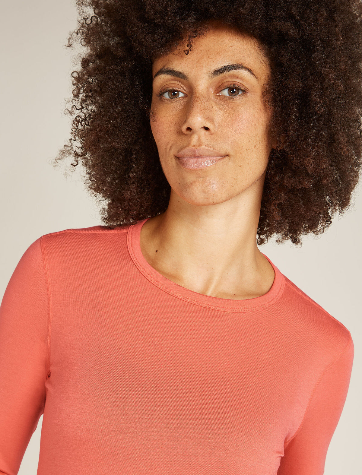 Ras du cou isotherme à manches longues Core Heavyweight en mélange de mérinos Women's  - 7
