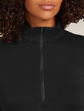 Women's Core Half Zip Thermal Top Black - 9
