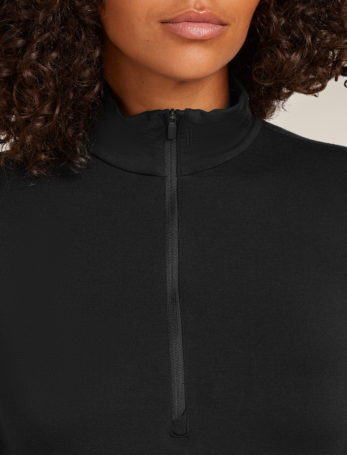 Women's Core Half Zip Thermal Top Black - 9