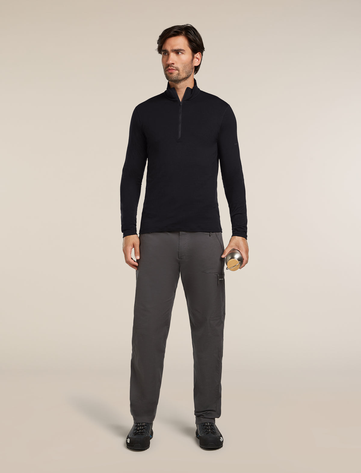 Core thermische top met halve rits  - 4