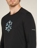 Heren 200 Oasis thermische top Protect Our Winters met lange mouwen en ronde hals van merinowol  - 6