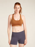 Women's Merino Blend 125 ZoneKnit™ Racerback Bra Dusty clay/carob - 1