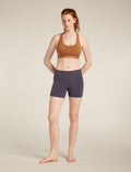 Women's Merino Blend 125 ZoneKnit™ Racerback Bra Dusty clay/carob - 3