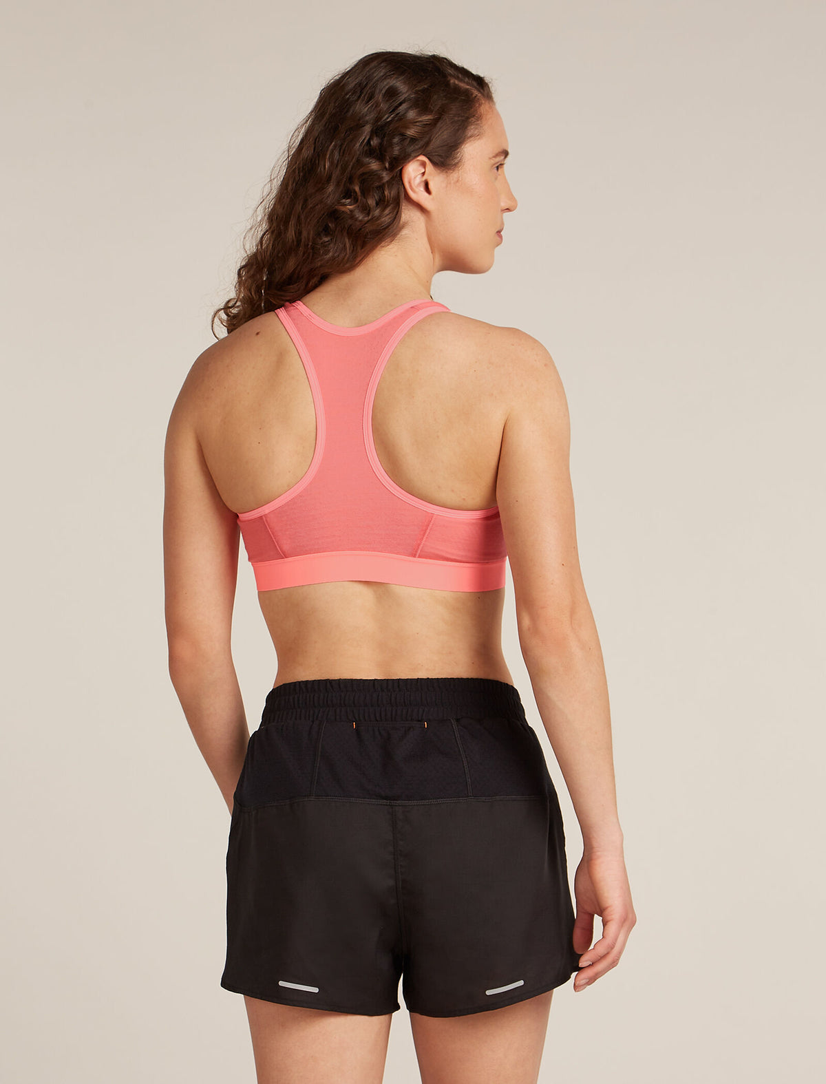 Women's 125 ZoneKnit Racerback Bra Acid pink - 2