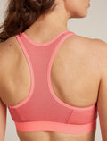 Women's 125 ZoneKnit Racerback Bra Acid pink - 4
