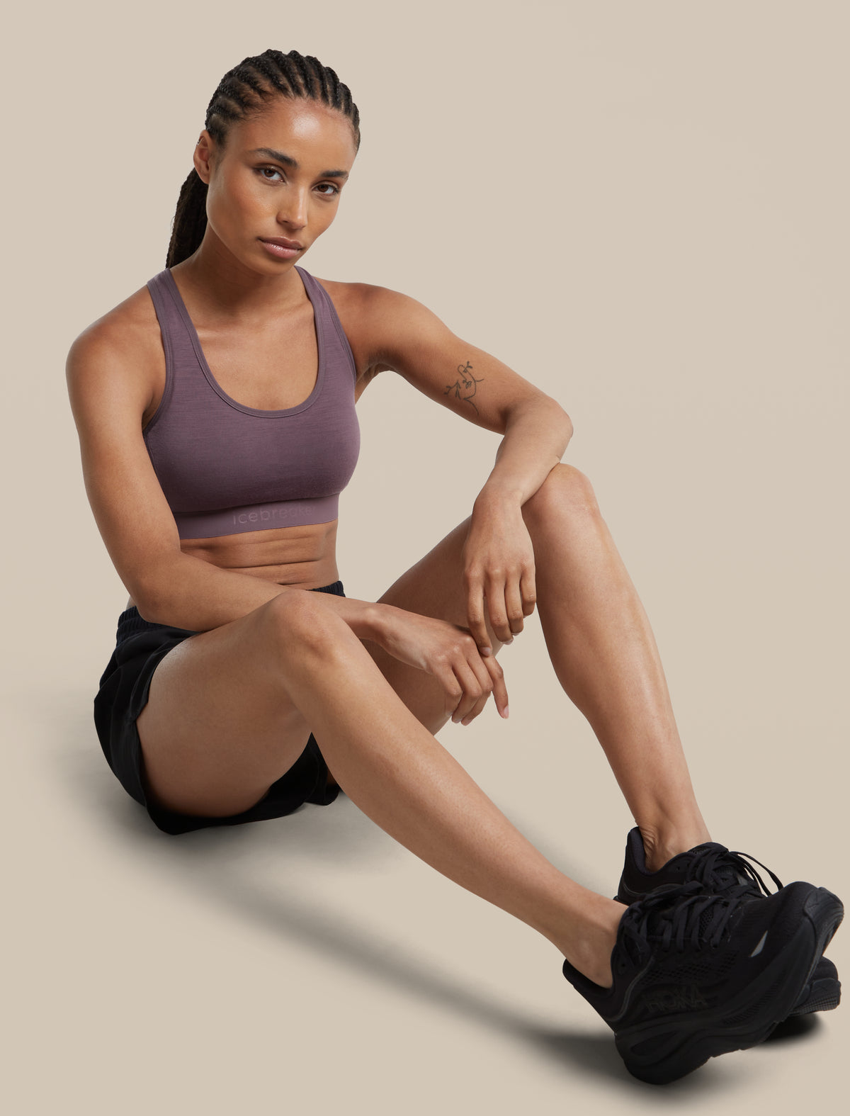125 Racerback Bra Grey Plum - 4