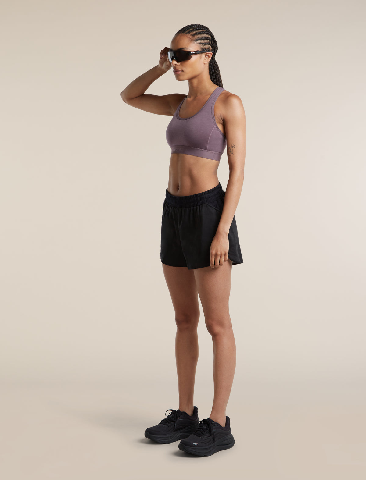 125 Racerback Bra Grey Plum - 6