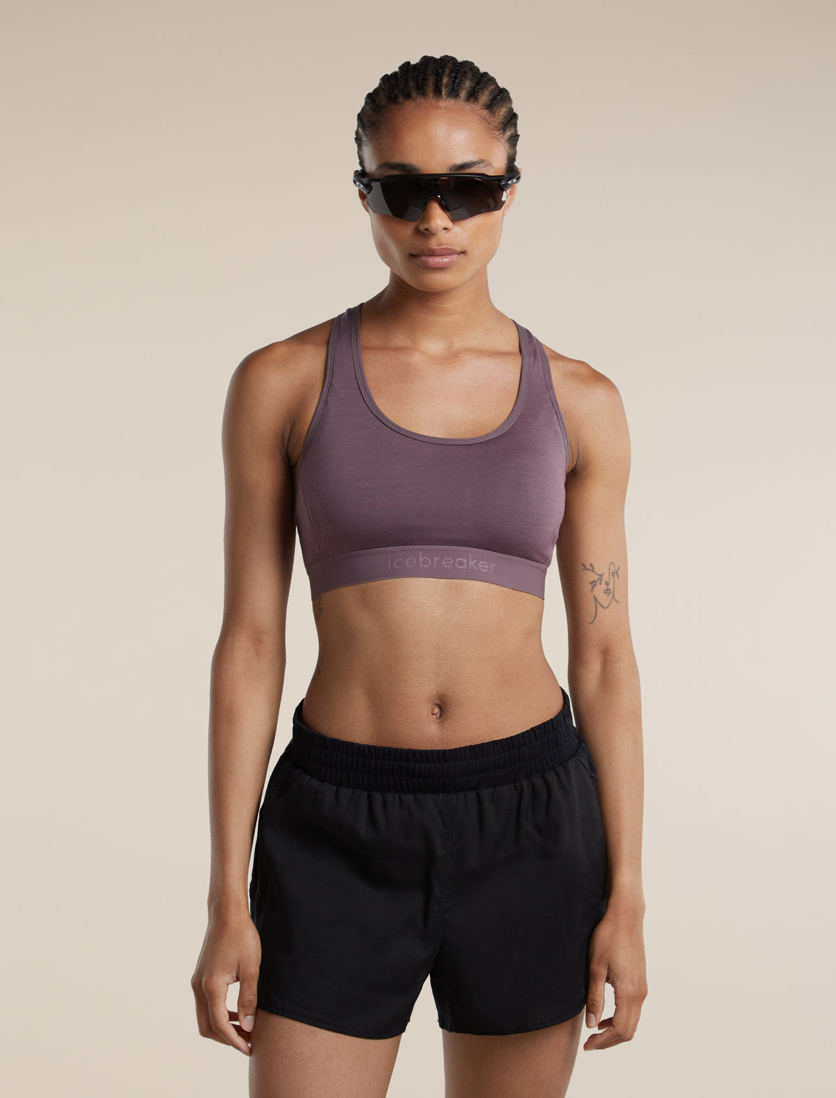 125 Racerback Bra Grey Plum - 7