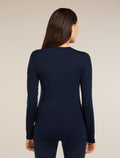 Women's Core Half Zip Thermal Top Midnight Navy - 2