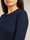 Women's Core Half Zip Thermal Top Midnight Navy - 5