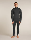 Men's 200 Ace Half Zip Thermal Top Jet hthr - 3