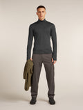 Men's 200 Ace Half Zip Thermal Top Jet hthr - 4