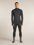 Men's 200 Ace Half Zip Thermal Top Jet hthr - 7
