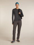 Women's 200 Ace Mock Neck Thermal Top Jet hthr - 4