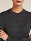 Women's 200 Ace Mock Neck Thermal Top Jet hthr - 5