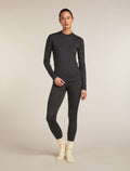 Women's 200 Ace Mock Neck Thermal Top Jet hthr - 6